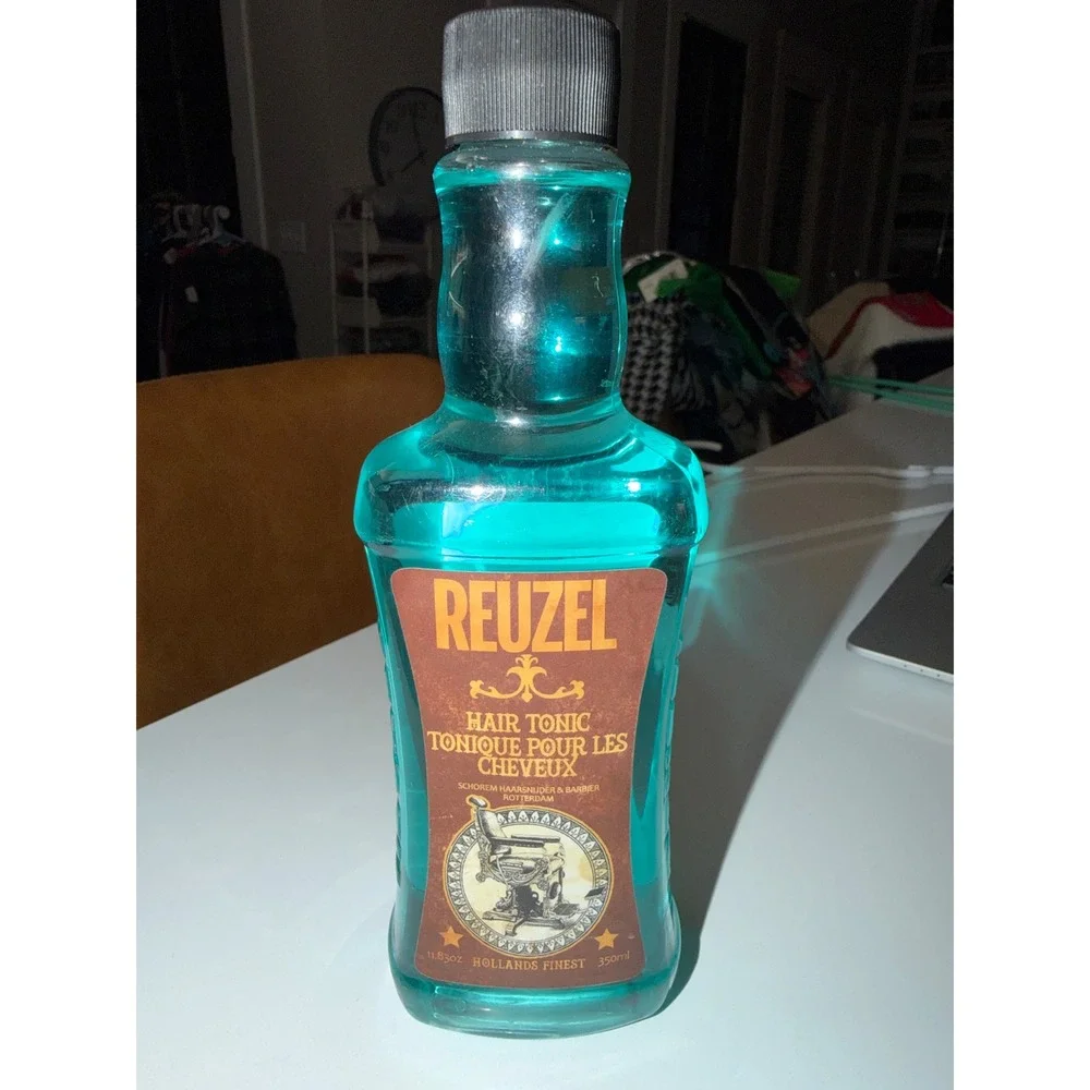 Reuzel Hair Tonic for Men 11.83oz Oil Free Formula Light Hold Natural Shine